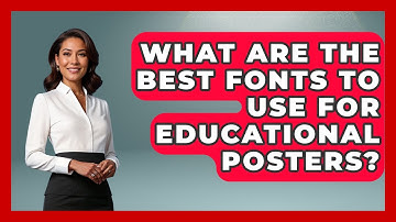 What Are The Best Fonts To Use For Educational Posters? - Graphic Design Nerd