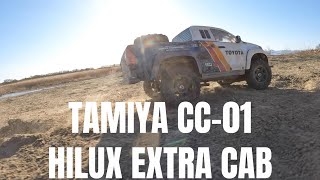 TAMIYA CC-01 HILUX ETXRACAB Dirt Trials／タミヤ　CC-01　ハイラックスエクストラキャブ　ダートトライアル