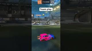 team play #rocketleague #goal #goal #teamplay