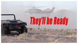 They'll be ready.