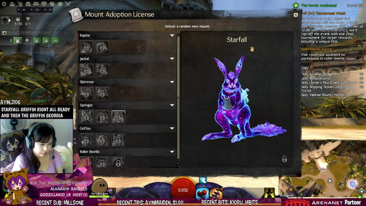 Voorzitter passagier Verscherpen GW2 - Distant Lands Mount Adoption License Previews - YouTube