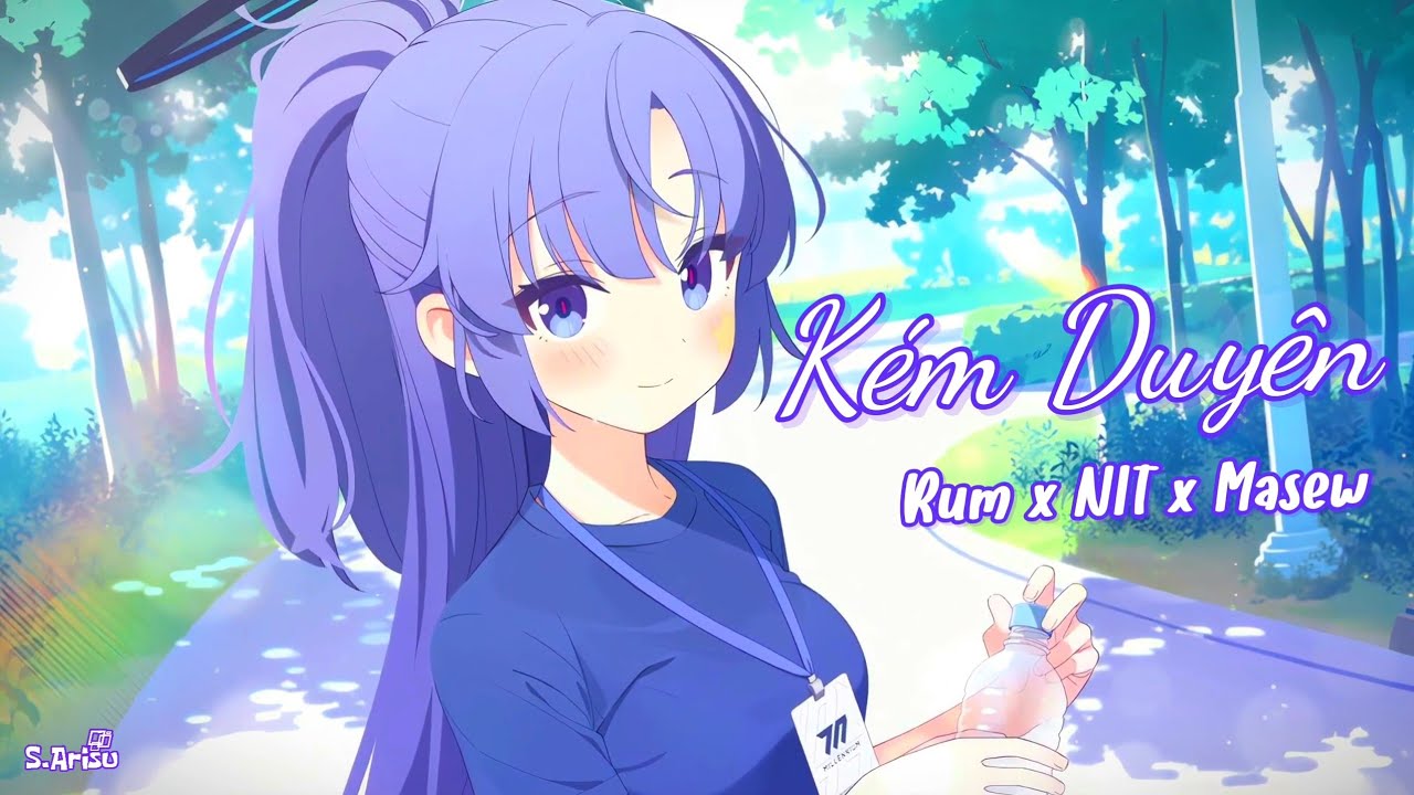 Kém Duyên - Rum x NIT x Masew [ Lyrics // Speed Up ] | Yuuka (Sportswear) - Blue Archive Live2D