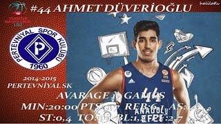 Ahmet Düverioğlu 2014-2015 Pertevniyal Tbl