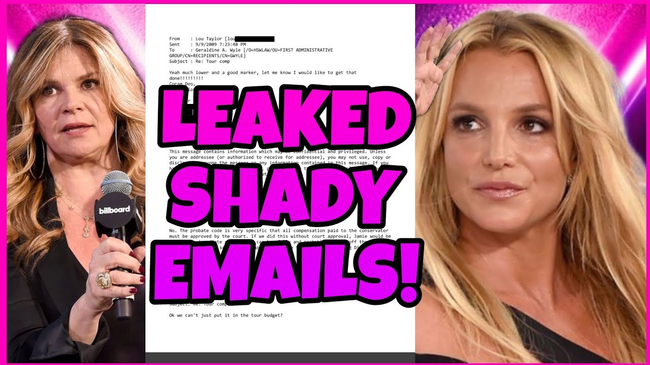 BREAKING! BRITNEY SPEARS TEAM LOU TAYLOR SHADY EMAILS LEAKED! YouTube