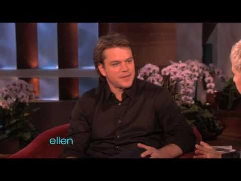Matt Damon Finally Visits Ellen!