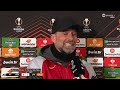 "WE DIDN'T LOSE IT TONIGHT" | Jürgen Klopp | Atalanta 0-1 Liverpool | UEFA Europa League
