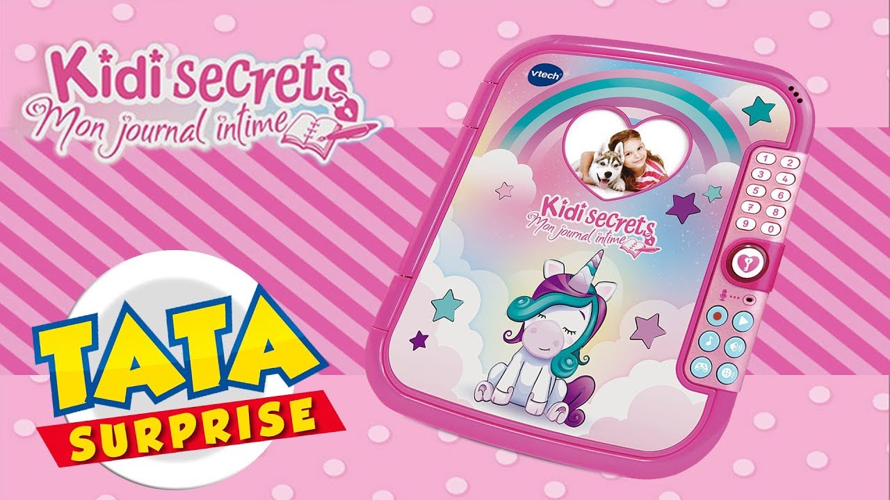 Journal intime électronique Vtech Kidisecrets Selfie Music 2.0 Rose