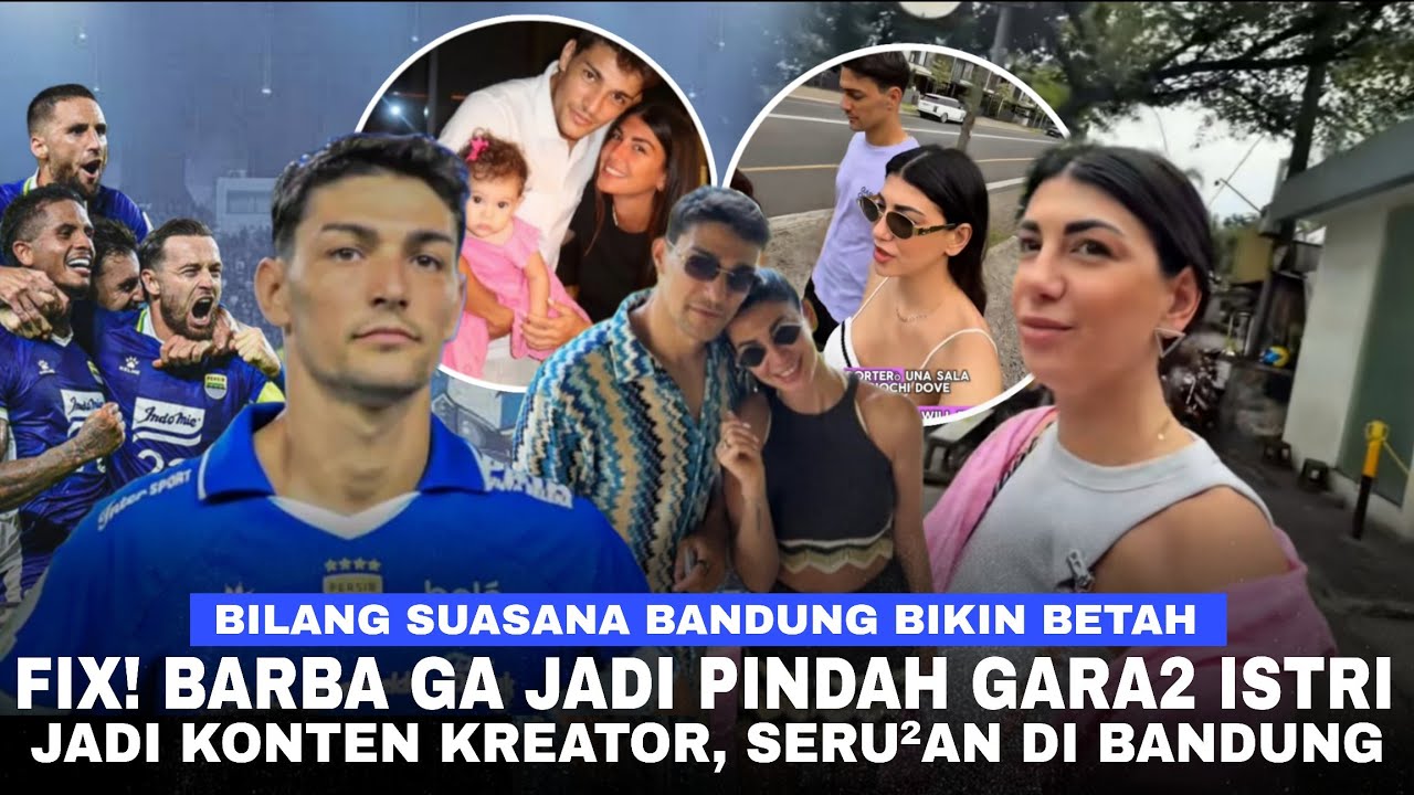 Suaminya Kangen Italia, Istri Barba Malah Kerasan Di Bandung. Momen Liburan Nataru Pemain Persib