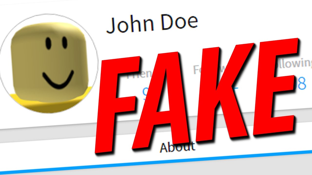 John Doe Is Fake Roblox Youtube - fake smile roblox