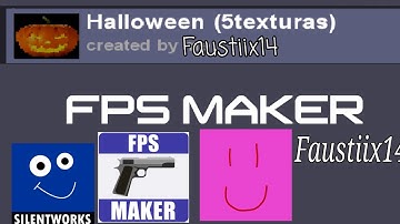 Halloween|FPS Maker 3D|Juego hecho con 5 texturas| Es un reto| FPS2025