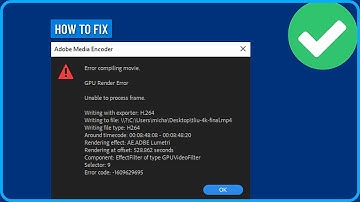 How to Fix Premiere Pro GPU Render Error (2025)