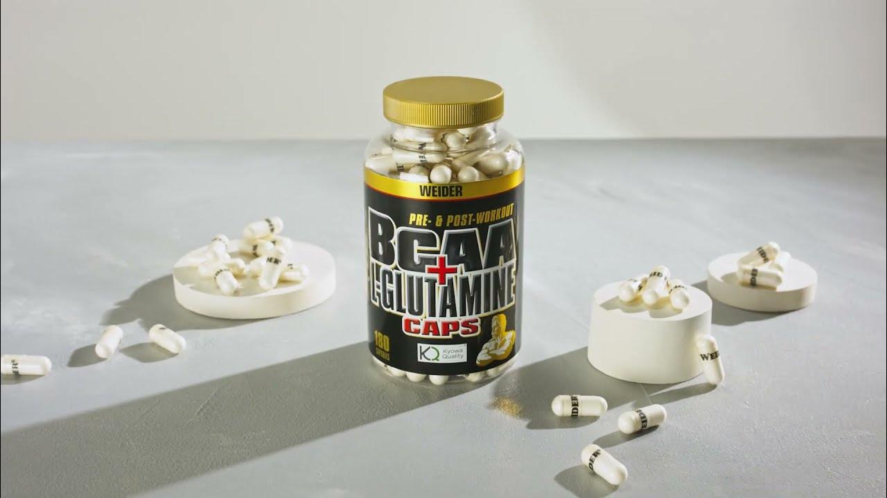 Weider BCAA + LGlutamine weider glutamine glutamina bcaa 