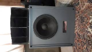Altec 612c with 416-8 Woofers model 15 crossovers 908 compression drives 511b playing Fleetwood Mac