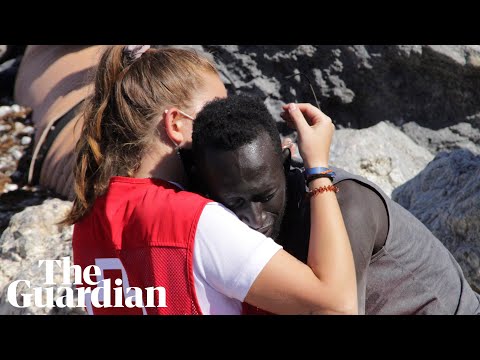 Spanish aid volunteer abused online for hugging Senegalese migrant in Ceuta