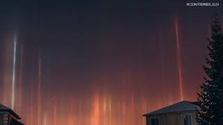 Tyumen Light Pillars
courtesy: https://vk.com/fremden_elch
read more https://siberiantimes.com/other/others/news/impressive-light-pillars-recorded-over-the-city-of-tyumen-in-western-siberia/
Music: https://www.bensound.com/royalty-free-music Tyumen Light Pillars