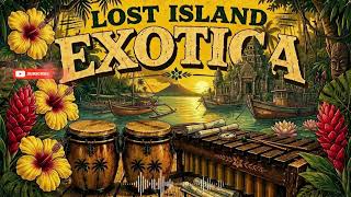 Vintage Tiki Cocktail Lounge 🌺 Lost Island Adventure | Exotica, Marimba & Bongo Paradise