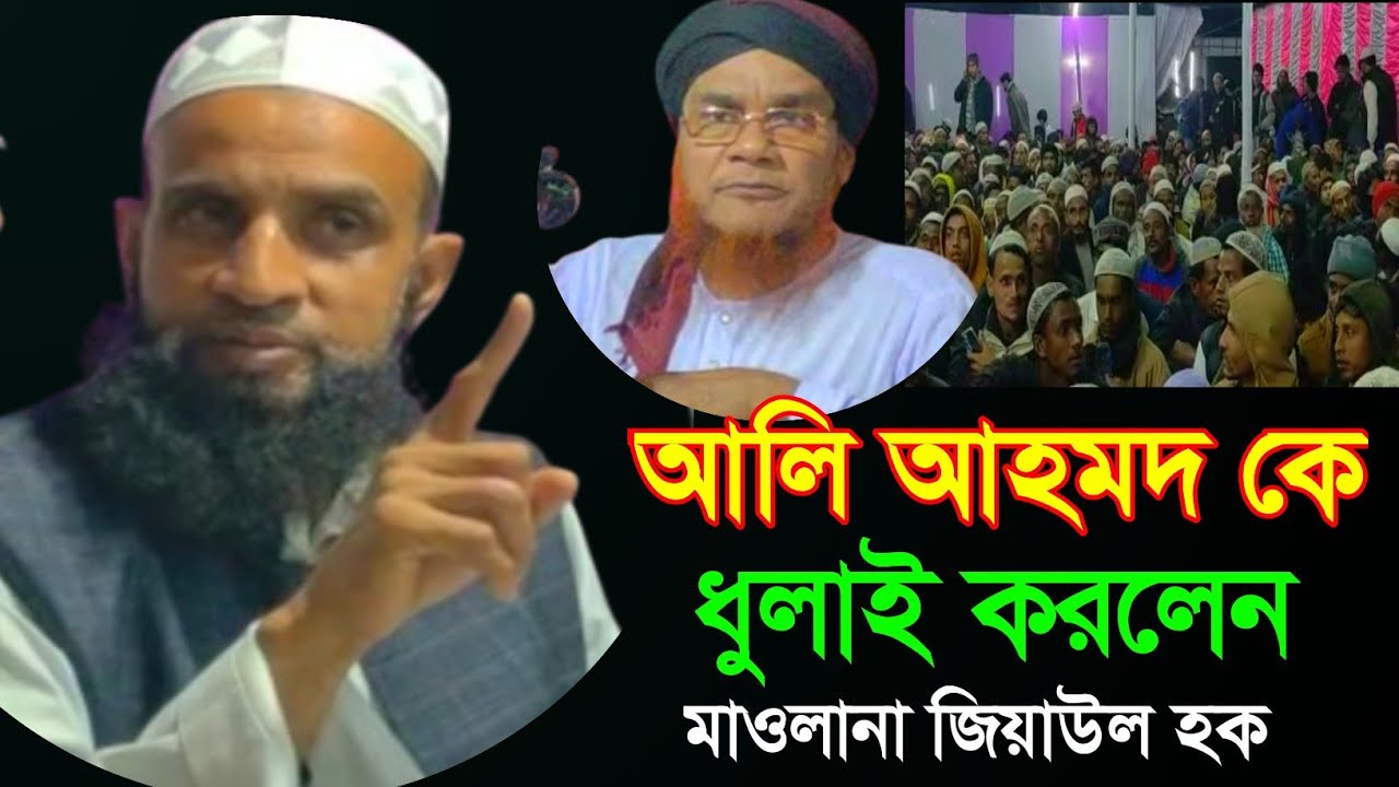 আলি আহমদ কে কে ধুলাই করলেন করলেন , Maulana Ziaul Haque , New Waz ziaul hoque sahab