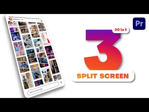Vertical Multiscreen - 3 Split Screen | Premiere Pro Template | Tutorial