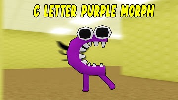 UPDATE - How To Find C Letter Purple  Morph in Find The Backrooms Morphs