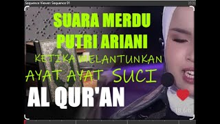 BACAAN AL QURAN MERDU PUTRI ARIANI