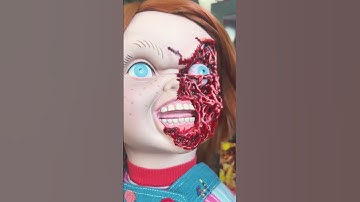 Thumbnail of Chucky Childs play 3 heads #chucky #trickortreatstudios #shorts #halloween #childsplay3 #childsplay2