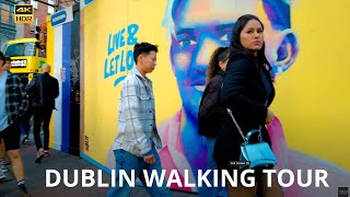 Dublin Ireland 4K Walking Tour August 2022 4K UHD