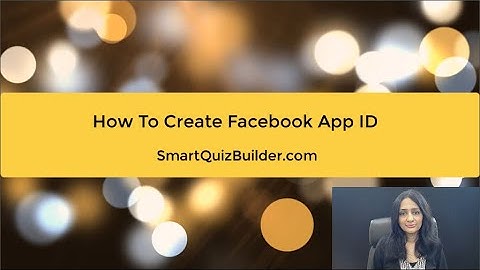 How to Create a Facebook App ID
