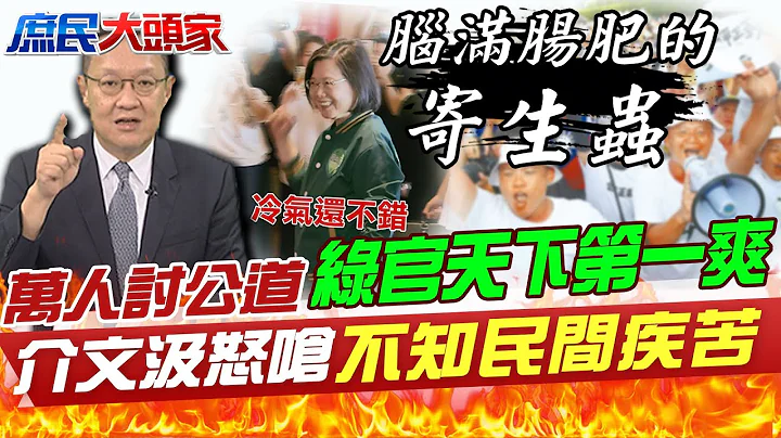 蔡英文懂民間疾苦嗎? 凱道萬人討公道 綠官冷氣爽爽吹 介文汲怒嗆:腦滿腸肥的寄生蟲! 20230717 @CtiNews  @CtiTv - 天天要聞