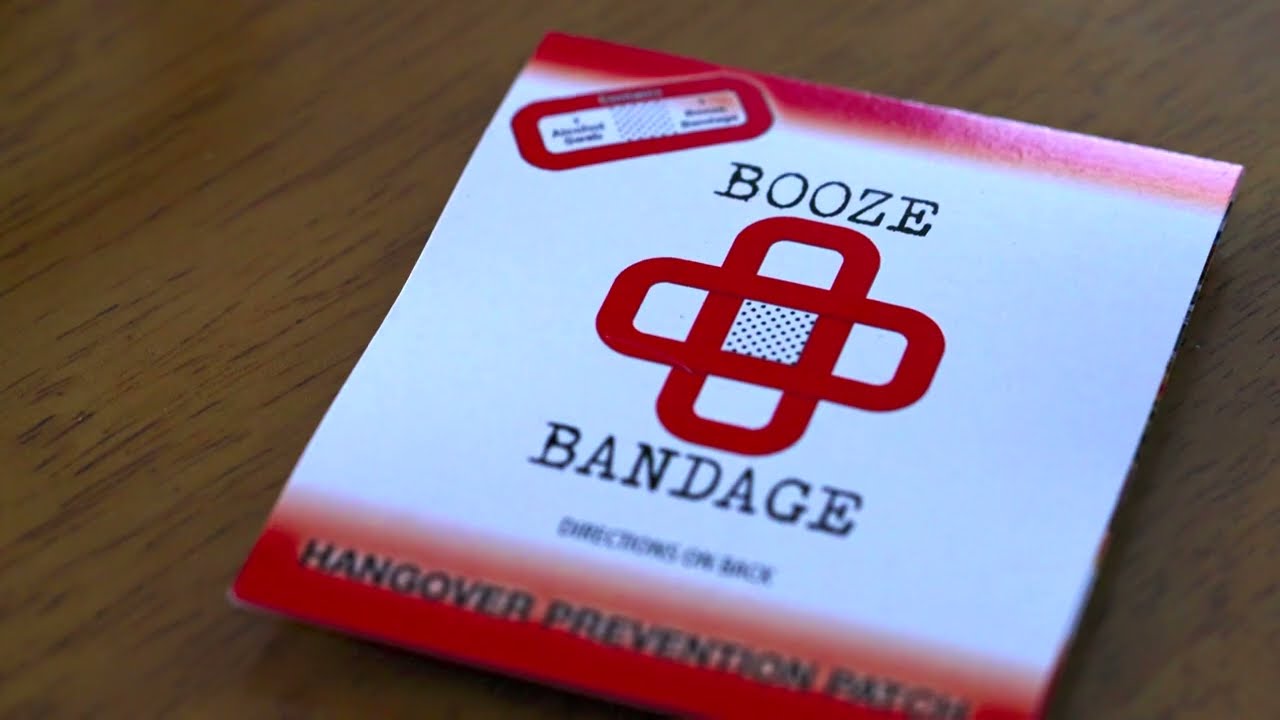 B1 Hangover Prevention Patch  50-Pack Rainbow Booze Bandage