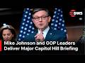 Mike Johnson &amp; House Republicans Full Press Conference | Memorial Day, Border &amp; GOP Agenda | AC15