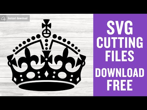 Keep Calm Crown Svg Free Cutting Files for Silhouette Cameo Instant Download