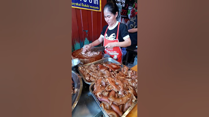 ขาหมูบุฟเฟ่ต์ เติมได้ไม่อั้น 79 บาทอรุณอมรินทร์ 19 | Buffet  Pork Legs Arun Amarin 19