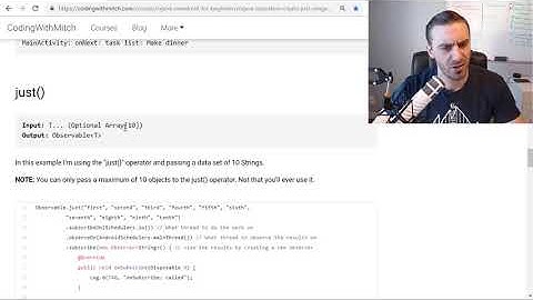 Create, Just, Range, Repeat - RxJava Operators