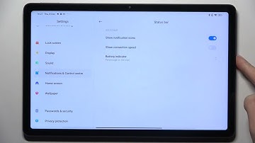 How to Show Battery Percentage in XIAOMI Redmi Pad – Status Bar Percentage