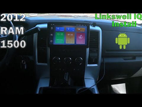 2012 Ram 1500 Linkswell IQ Head Unit Install.  Enabled Data Sim & SXM Antenna As GPS. @LinksWellInc