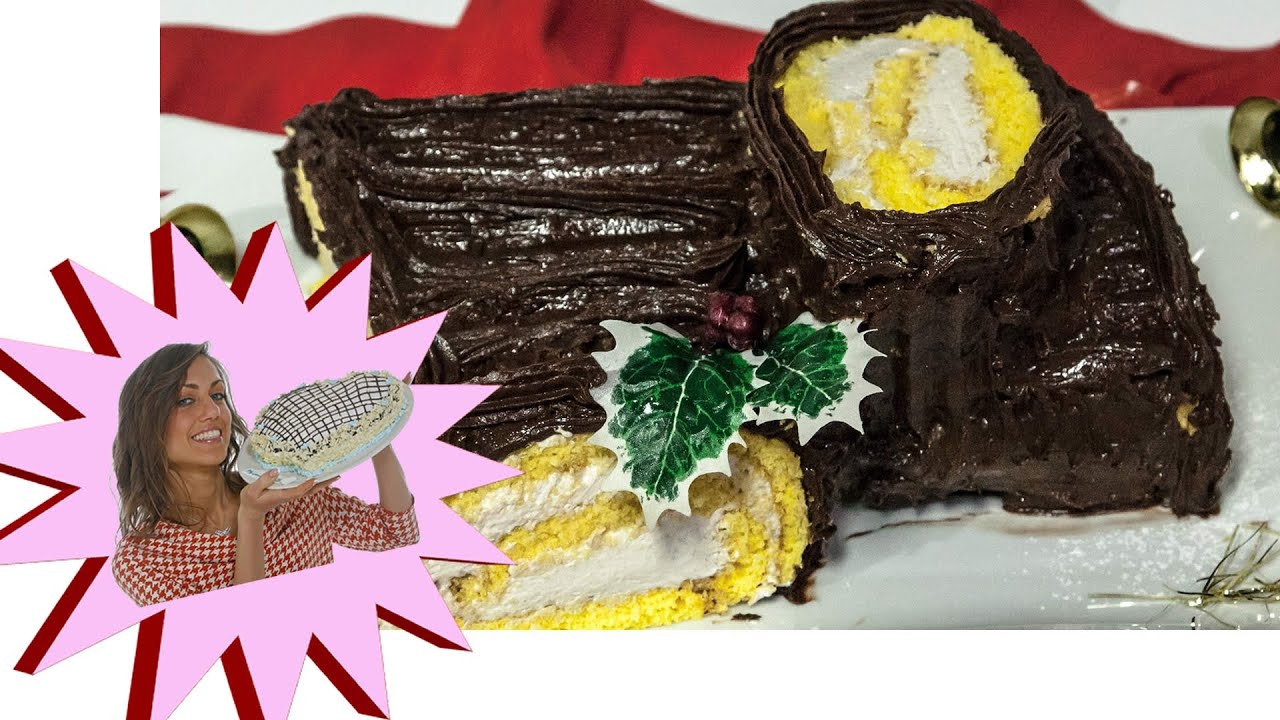 Tronchetto Di Natale Ricetta Youtube.Tronchetto Di Natale Senza Burro Le Ricette Di Alice Youtube