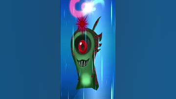 THE CHANGE IS GHOUL ENARGY ELEMENTAL SLUG | SLUGTERRA || SLUG IT OUT 2 || #short