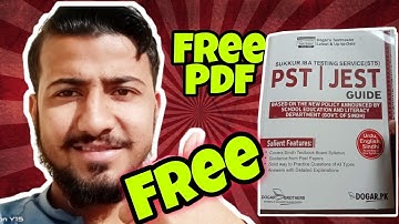 pst jest book pdf free (Doger Guide)|free pdf books|jest pst tips