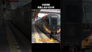 【8600系】特急しおかぜ24号岡山行き@多度津駅