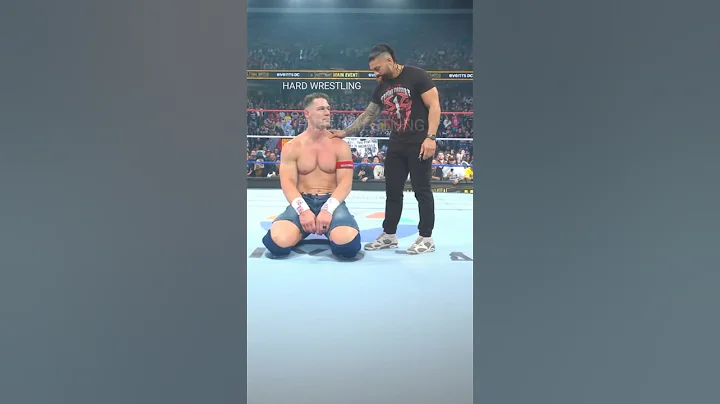 John Cena's last match was a total disaster. #johncena #wrestling #wwe #wwesnme #viral #shorts