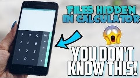 How to HIDE your PHOTOS, VIDEOS, SECRET FILES in CALCULATOR! Android tricks 2020 | Urdu/Hindi