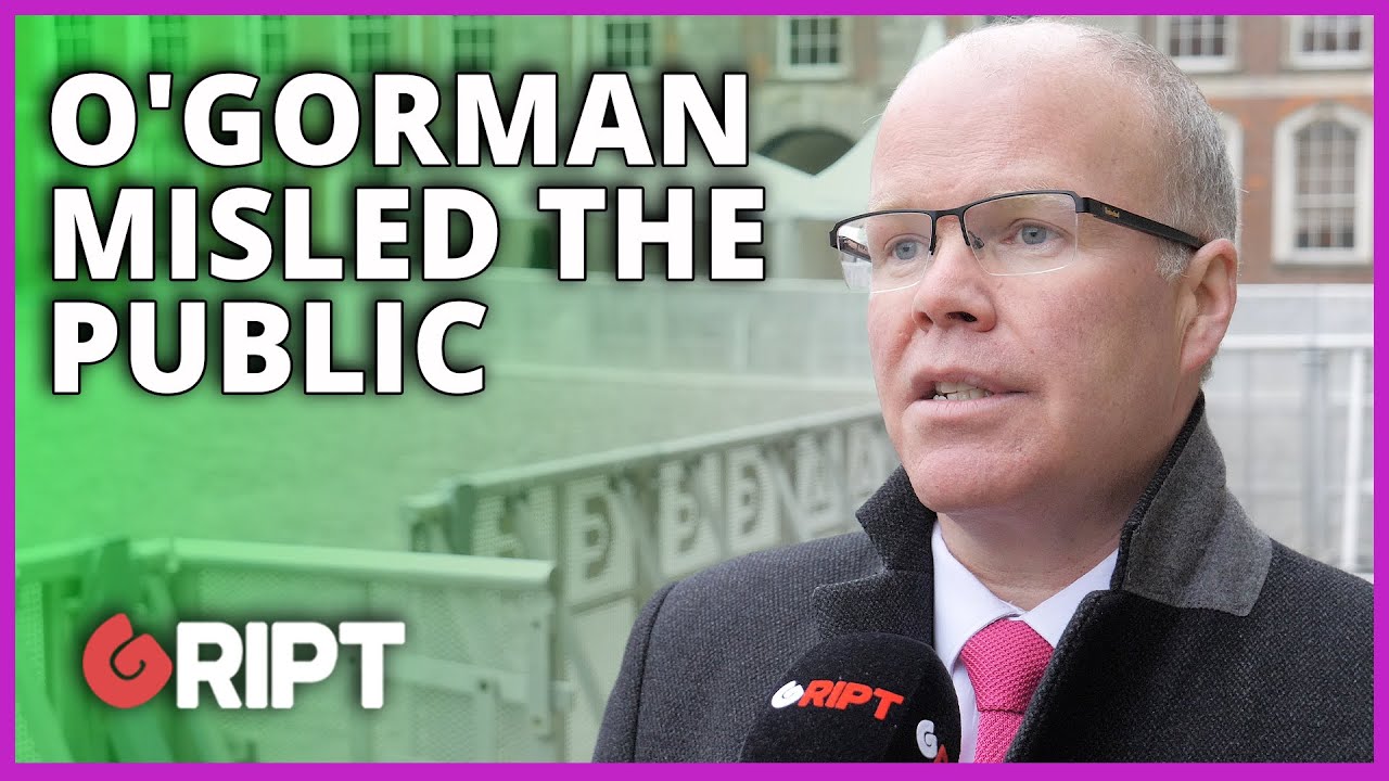 Roderic O'Gorman "Misled" Public on Referendum - Toibín