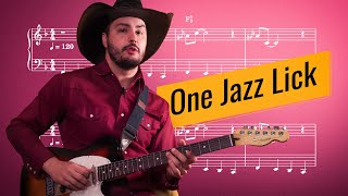 The One Jazz Lick I Actually Use 🎸