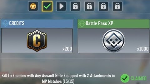 COD Mobile Kill 15 Enemies with Any Assault Rifle Equipped with 2 Attachments in MP Matches