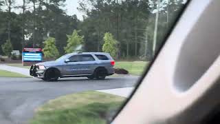 Harnett County Sheriff’s Office K-9 Unit Deputy on patrol