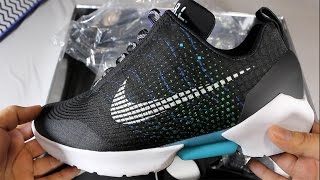 Nike Hyper Adapt 1.0 "Black" Virtual Unboxing + Review + On Foot!
