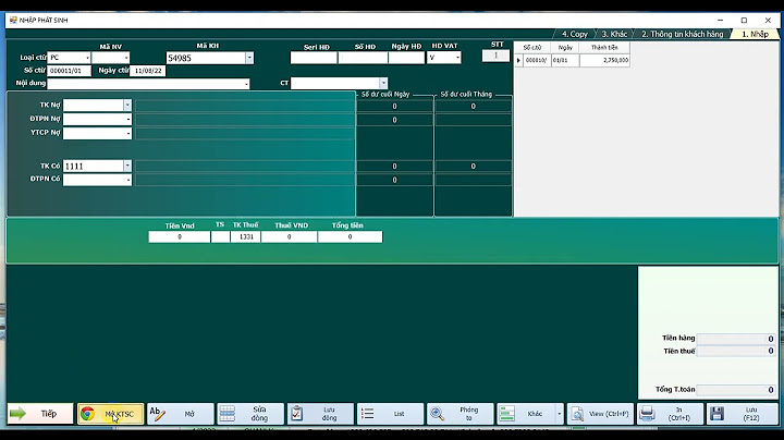 Cách nhập phần mềm kế toán phân bổ năm 2024
