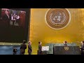 Permission to Dance reaction From Inside the UN Assembly Hall  BTS Reaction. UN Leaders  Reaction