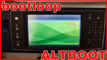 Bootloop Xerox Workcenter error repair HDD defect WC 7830 7220 7530 Altalink 8030 8130 green screen