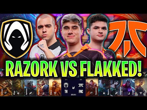 RAZORK SE PONE EN MODO DIOS CONTRA FLAKKED! | TH vs FNC RESUMEN LEC INVIERNO 2025 LVP ESPAÑOL